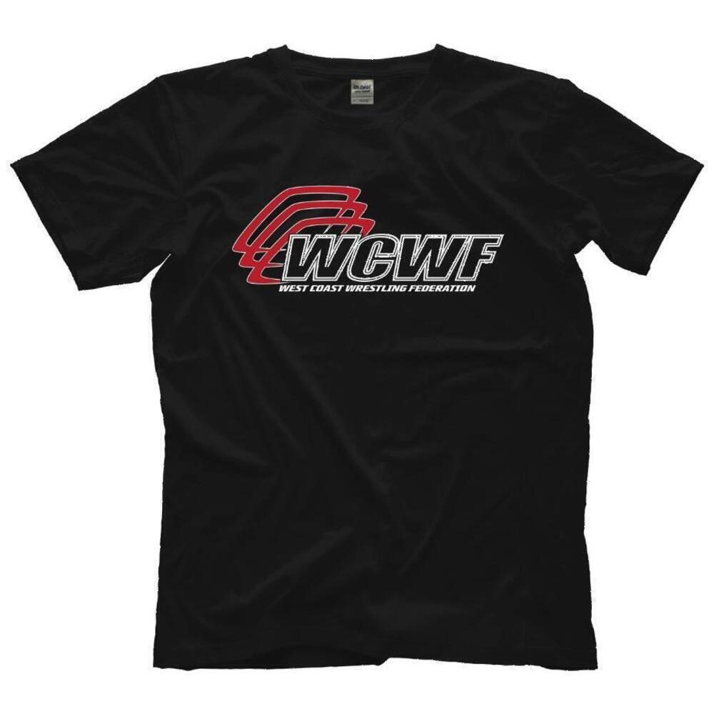 Wcwf Logo Shirt Black Doublesided Shirt